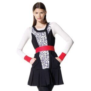 Jonathan Saunders Windowpane Print Dress XS